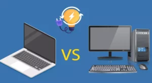 laptop vs computadora de escritorio en consumo de energia